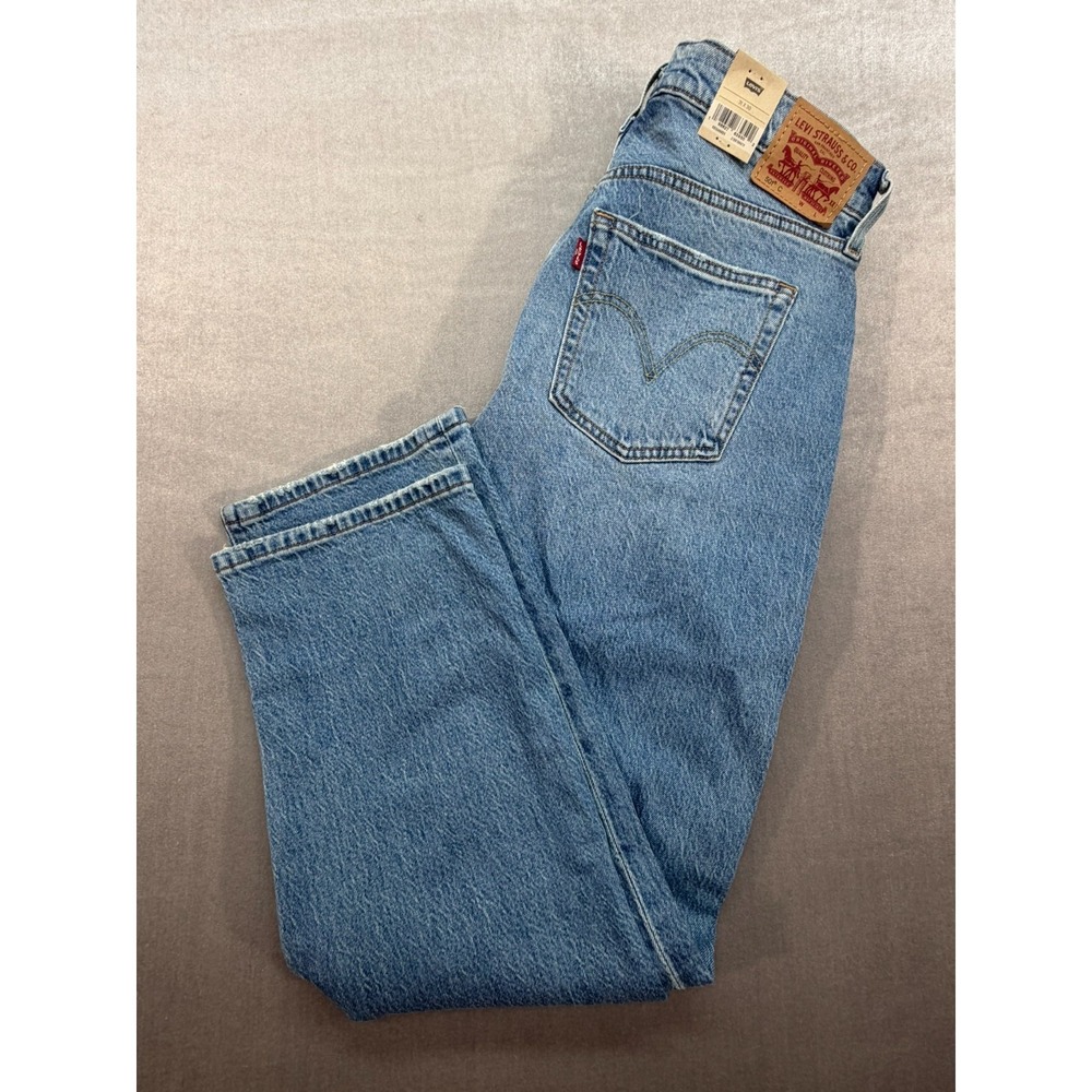NWT Levi's 501 Curve Men Denim Jeans Button Fly Size 31/30 Stretch Faded